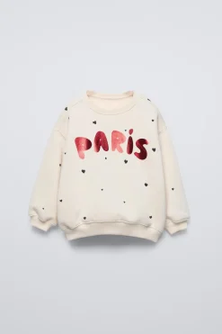 Niños ZARA 1½ - 6 Años·Sudaderas|6 - 18 Meses·Sudaderas<SUDADERA BRILLO PARIS