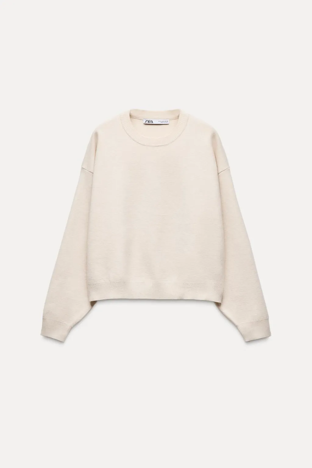 Outlet SUDADERA BÁSICA PUNTO LISO Mujer Cárdigan / Jerséis|Punto