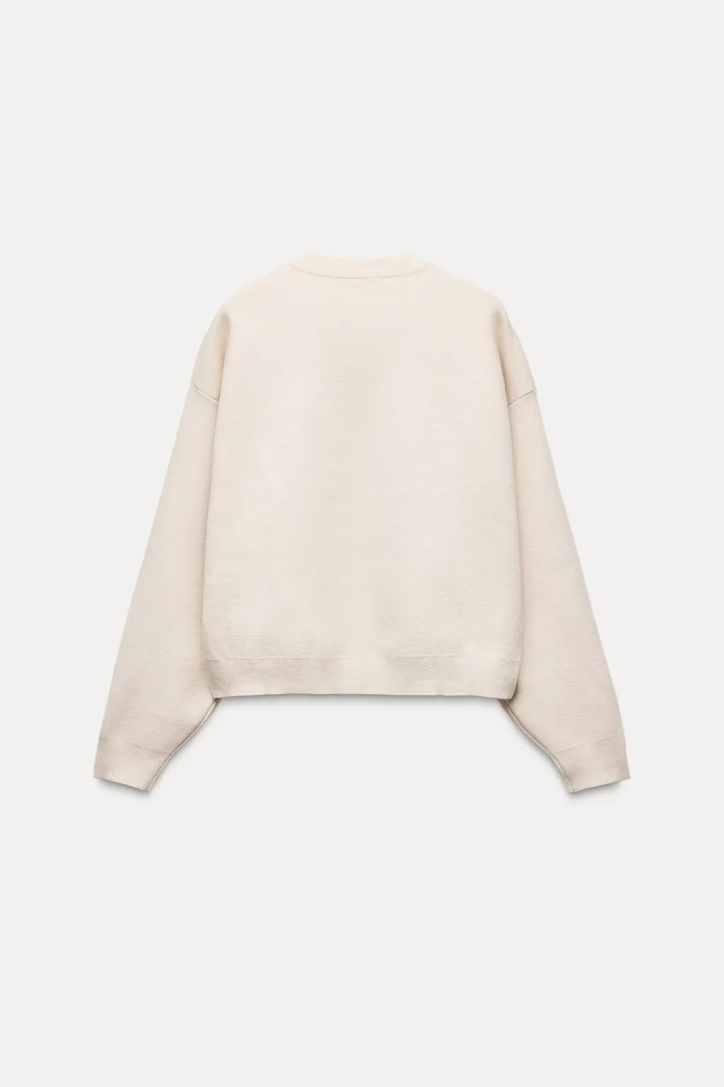 Outlet SUDADERA BÁSICA PUNTO LISO Mujer Cárdigan / Jerséis|Punto