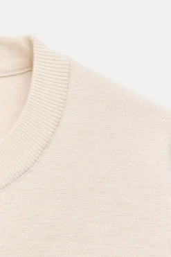 Outlet SUDADERA BÁSICA PUNTO LISO Mujer Cárdigan / Jerséis|Punto