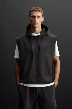 Online SUDADERA CAPUCHA BORDADO Hombre Sudaderas