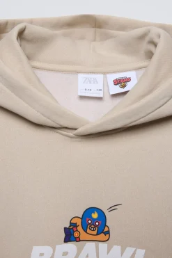 Niños ZARA 6 - 14 Años·Sudaderas|6 - 14 Años·Total Look<SUDADERA CAPUCHA BRAWL STARS © SUPERCELL OY