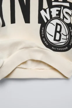 Niños ZARA 1½ - 6 Años·Sudaderas|1½ - 6 Años·Total Look<SUDADERA CAPUCHA BROOKLYN NETS NBA ©