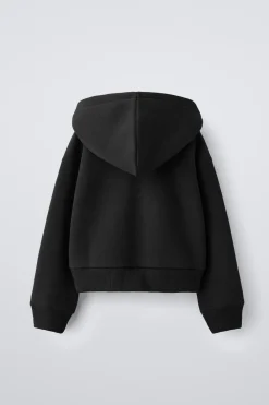 Niños ZARA 6 - 14 Años·Sudaderas|6 - 14 Años·Deporte / Jogging<SUDADERA CAPUCHA CREMALLERA