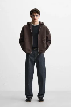 Clearance SUDADERA CAPUCHA CREMALLERA Hombre Sudaderas