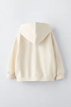 Niños ZARA 6 - 14 Años·Sudaderas|6 - 14 Años·Deporte / Jogging<SUDADERA CAPUCHA CREMALLERA
