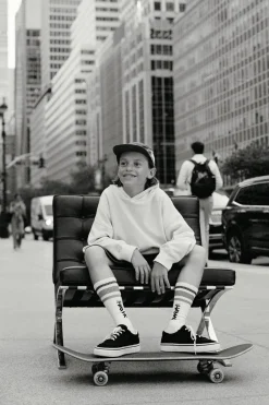 Niños ZARA 6 - 14 Años·Sudaderas<SUDADERA CAPUCHA ESTAMPADO