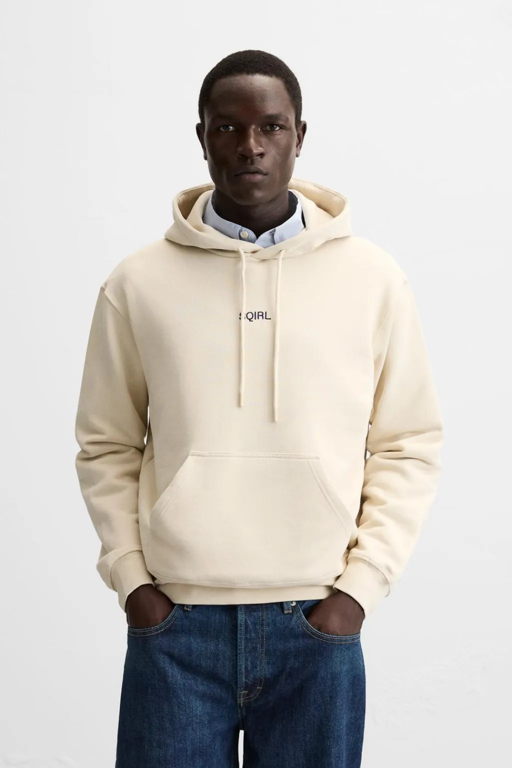 Outlet SUDADERA CAPUCHA GRÁFICOS SQIRL Hombre Sudaderas