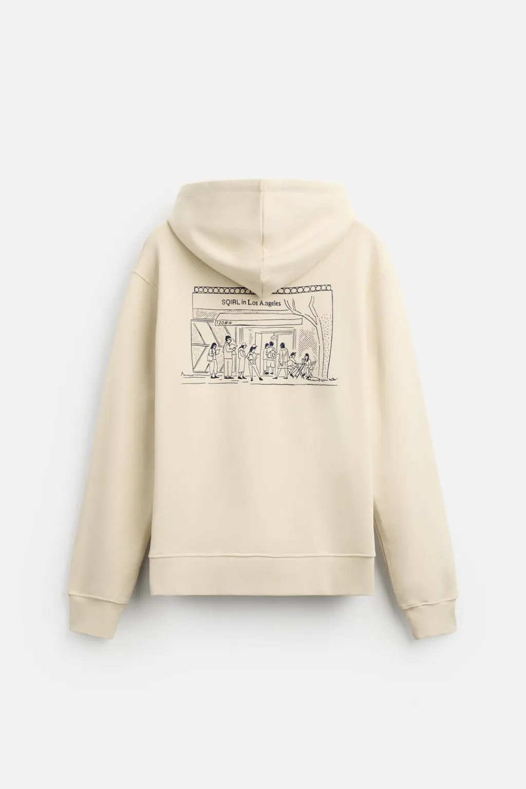 Outlet SUDADERA CAPUCHA GRÁFICOS SQIRL Hombre Sudaderas