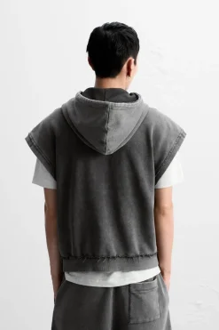 New SUDADERA CAPUCHA LAVADO Hombre Sudaderas