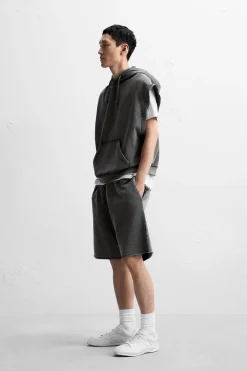 New SUDADERA CAPUCHA LAVADO Hombre Sudaderas