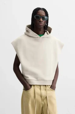 Sale SUDADERA CAPUCHA LAVADO Hombre Sudaderas