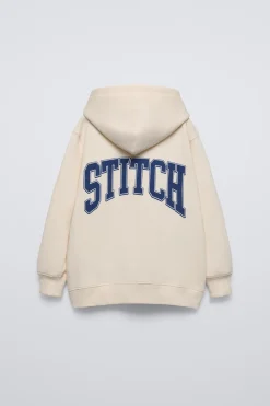 Niños ZARA 6 - 14 Años·Sudaderas|6 - 14 Años·Deporte / Jogging<SUDADERA CAPUCHA LILO & STITCH © DISNEY OVERSIZE FIT