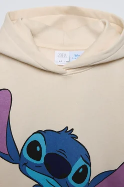Niños ZARA 6 - 14 Años·Sudaderas|6 - 14 Años·Deporte / Jogging<SUDADERA CAPUCHA LILO & STITCH © DISNEY OVERSIZE FIT