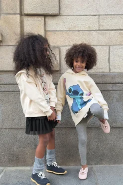 Niños ZARA 6 - 14 Años·Sudaderas|6 - 14 Años·Deporte / Jogging<SUDADERA CAPUCHA LILO & STITCH © DISNEY OVERSIZE FIT