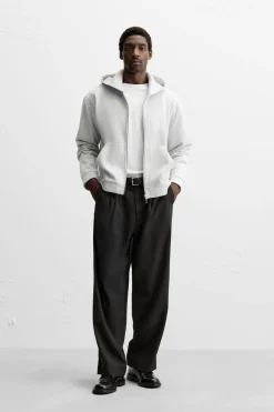 Clearance SUDADERA CAPUCHA TEXTURA Hombre Sudaderas