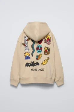 Niños ZARA 6 - 14 Años·Sudaderas<SUDADERA CAPUCHA X RICARDO CAVOLO