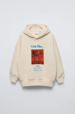 Niños ZARA 6 - 14 Años·Sudaderas<SUDADERA CON CAPUCHA MICKEY MOUSE © DISNEY KEITH HARING ™