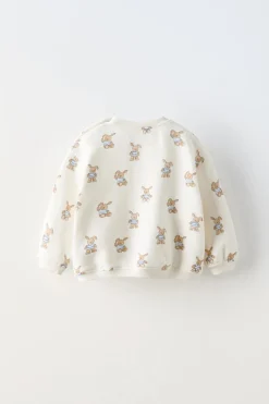 Niños ZARA 6 - 18 Meses·Conjuntos|6 - 18 Meses·Sudaderas<SUDADERA CONEJITOS