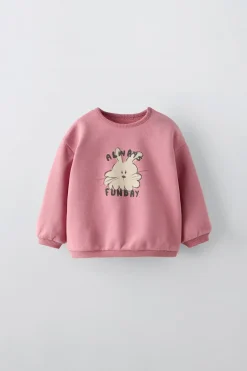 Niños ZARA 6 - 18 Meses·Sudaderas<SUDADERA CONEJO