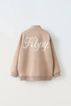 Niños ZARA 6 - 14 Años·Sudaderas<SUDADERA CREMALLERA BORDADO