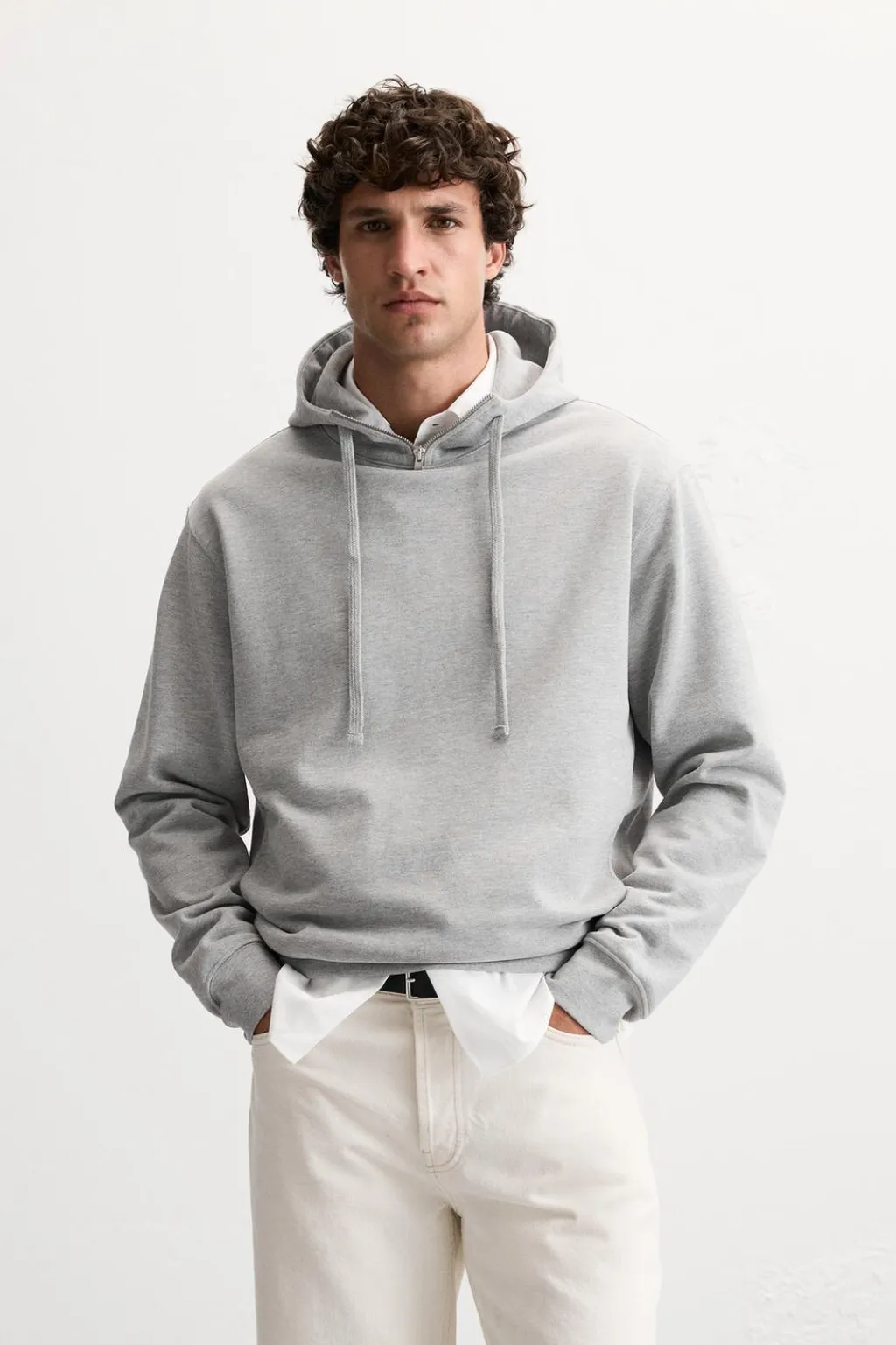 Hot SUDADERA CREMALLERA CAPUCHA Hombre Sudaderas