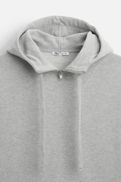 Hot SUDADERA CREMALLERA CAPUCHA Hombre Sudaderas