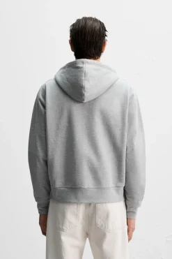 Outlet SUDADERA CREMALLERA CAPUCHA Hombre Sudaderas