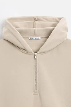 Outlet SUDADERA CREMALLERA CAPUCHA Hombre Sudaderas