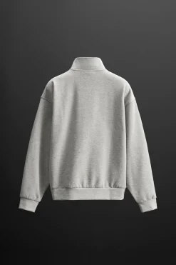 Discount SUDADERA CREMALLERA CUELLO Hombre Chándal|Sudaderas