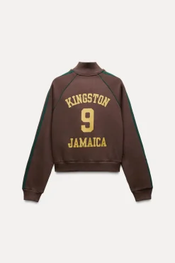 New SUDADERA CREMALLERA JAMAICA Mujer Sudaderas / Joggers