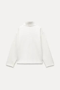 Outlet SUDADERA CREPE CUELLO ALTO Mujer Sudaderas / Joggers