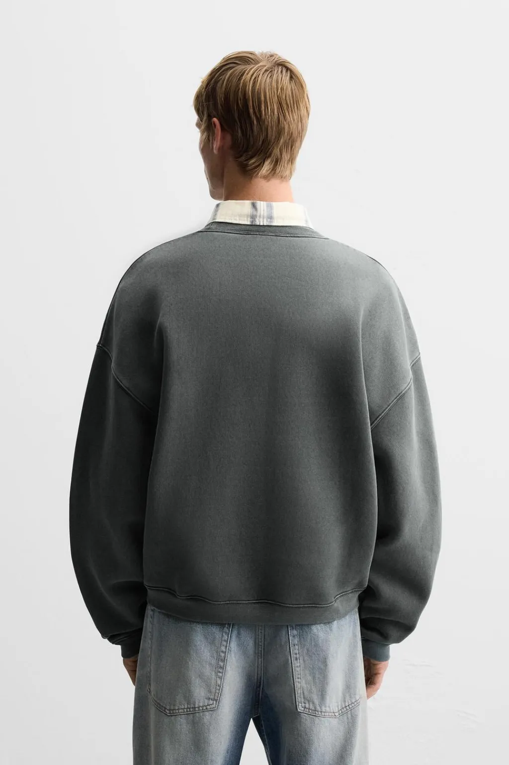 Hot SUDADERA CREWNECK LAVADA Hombre Sudaderas