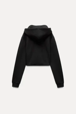 Discount SUDADERA CROP INTERLOCK Mujer Sudaderas / Joggers