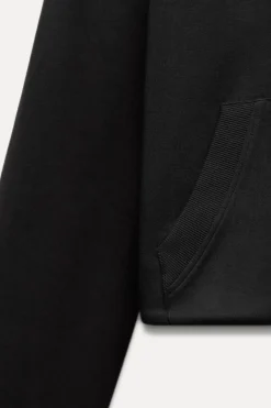 Discount SUDADERA CROP INTERLOCK Mujer Sudaderas / Joggers