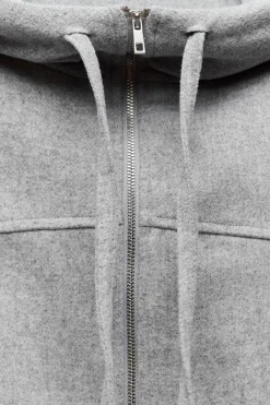 Sale SUDADERA CROP SOFT CAPUCHA Mujer Sudaderas / Joggers