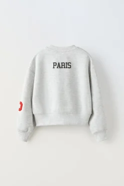 Niños ZARA 6 - 14 Años·Sudaderas<SUDADERA CROPPED LILO & STITCH PARIS © DISNEY