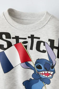 Niños ZARA 6 - 14 Años·Sudaderas<SUDADERA CROPPED LILO & STITCH PARIS © DISNEY