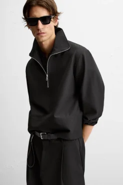 Sale SUDADERA CUELLO CREMALLERA Hombre Sudaderas