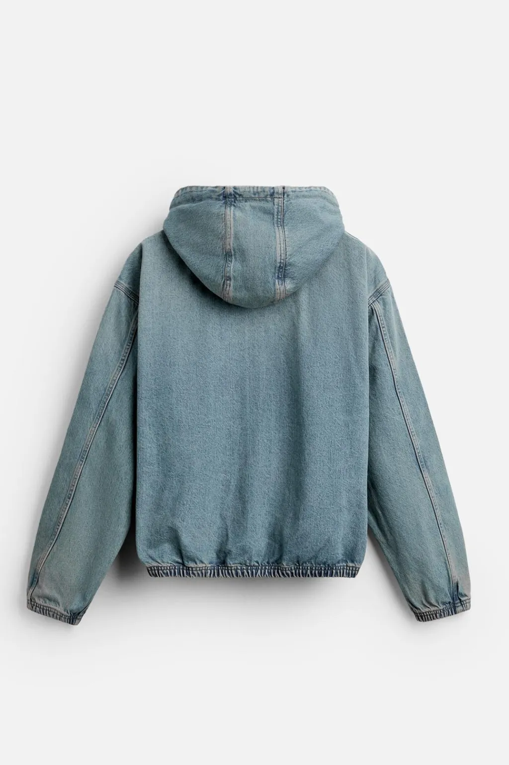 Outlet SUDADERA DENIM CAPUCHA Hombre Sudaderas