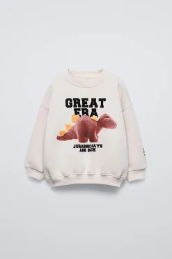 Niños ZARA 1½ - 6 Años·Sudaderas|1½ - 6 Años·Total Look<SUDADERA DINOSAURIO