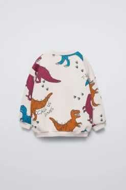 Niños ZARA 1½ - 6 Años·Sudaderas|1½ - 6 Años·Sudaderas<SUDADERA DINOSAURIOS