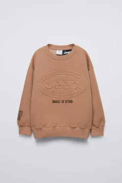 Niños ZARA 6 - 14 Años·Sudaderas<SUDADERA EMBOSSED JEEP ®