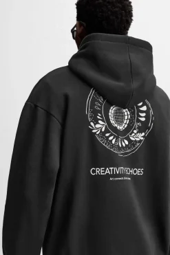 Fashion SUDADERA ESTAMPADA COMBINADA Hombre Sudaderas