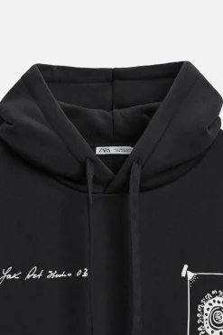 Fashion SUDADERA ESTAMPADA COMBINADA Hombre Sudaderas