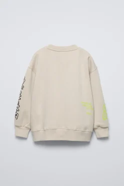 Niños ZARA 6 - 14 Años·Sudaderas<SUDADERA ESTAMPADO