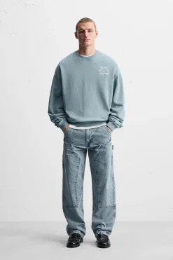 Outlet SUDADERA ESTAMPADO COMBINADO Hombre Sudaderas