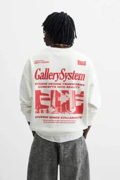 Sale SUDADERA ESTAMPADO COMBINADO Hombre Sudaderas