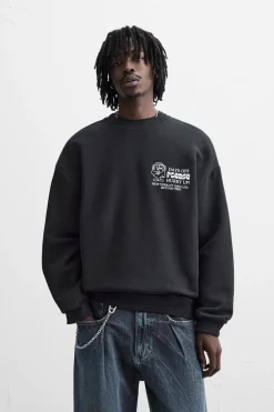 Discount SUDADERA ESTAMPADO COMBINADO Hombre Sudaderas