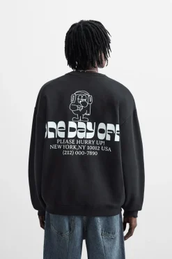 Discount SUDADERA ESTAMPADO COMBINADO Hombre Sudaderas